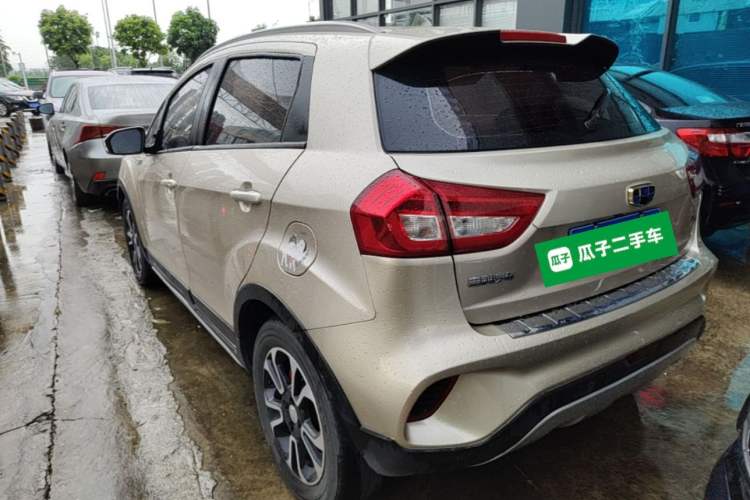 Used Geely Auto Vision X3 2017 1.5L Automatic Luxury Model Rear Left 45 Deg
