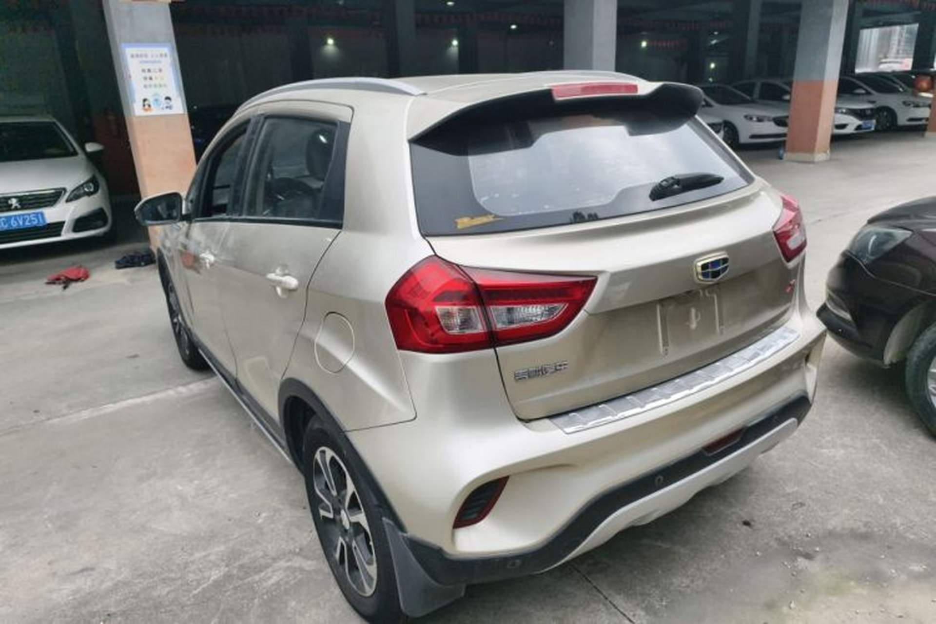 Used Geely Auto Vision X3 2017 1.5L Manual Luxury Model Rear Left 45 Deg