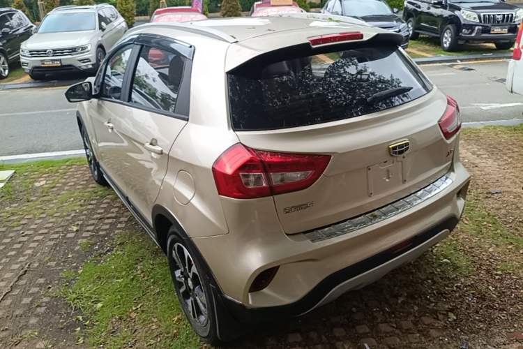 Used Geely Auto Vision X3 2017 1.5L Automatic Luxury Model Rear Left 45 Deg