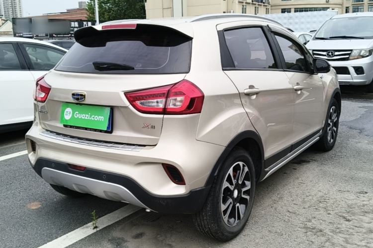 Used Geely Auto Vision X3 2017 1.5L Automatic Luxury Model Rear Right 45 Deg