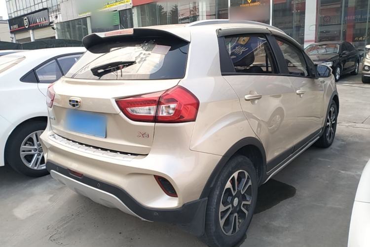Used Geely Auto Vision X3 2017 1.5L Automatic Luxury Model Rear Right 45 Deg