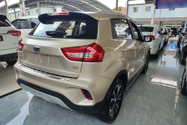 Used Geely Auto Vision X3 2017 1.5L Manual Luxury Model Rear Right 45 Deg