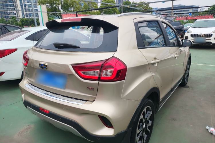 Used Geely Auto Vision X3 2017 1.5L Automatic Luxury Model Rear Right 45 Deg