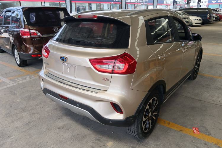 Used Geely Auto Vision X3 2017 1.5L Manual Luxury Model Rear Right 45 Deg