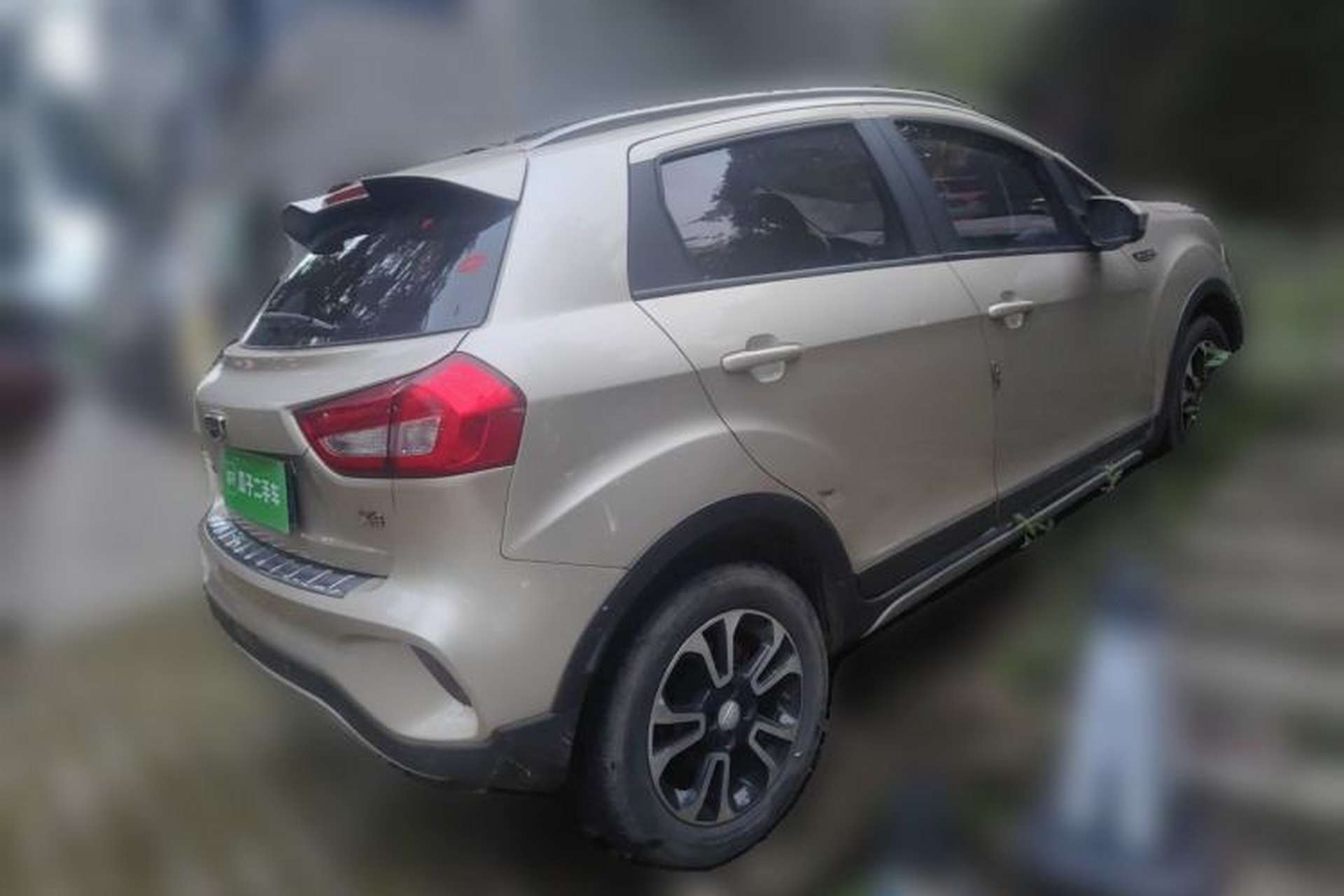 Used Geely Auto Vision X3 2017 1.5L Automatic Luxury Model Rear Right 45 Deg