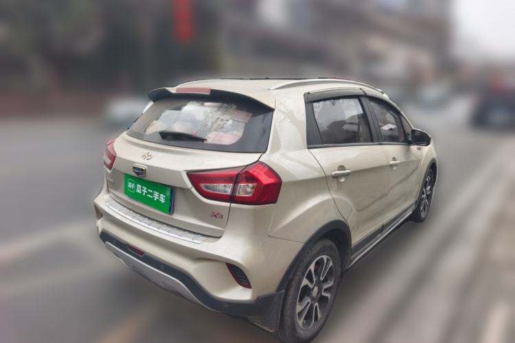 Used Geely Auto Vision X3 2017 1.5L Automatic Luxury Model Rear Right 45 Deg