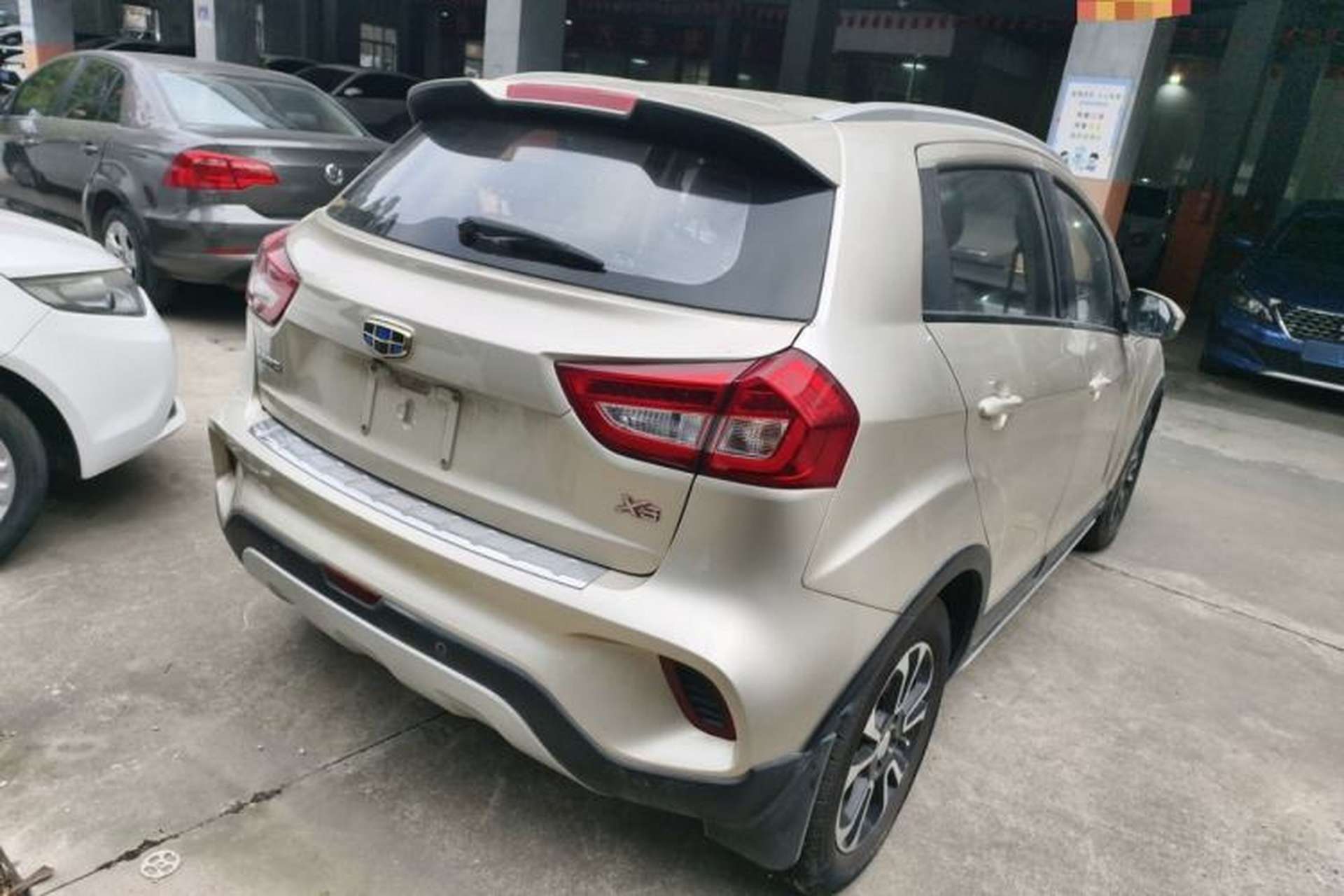 Used Geely Auto Vision X3 2017 1.5L Manual Luxury Model Rear Right 45 Deg