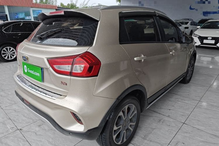 Used Geely Auto Vision X3 2017 1.5L Automatic Luxury Model Rear Right 45 Deg
