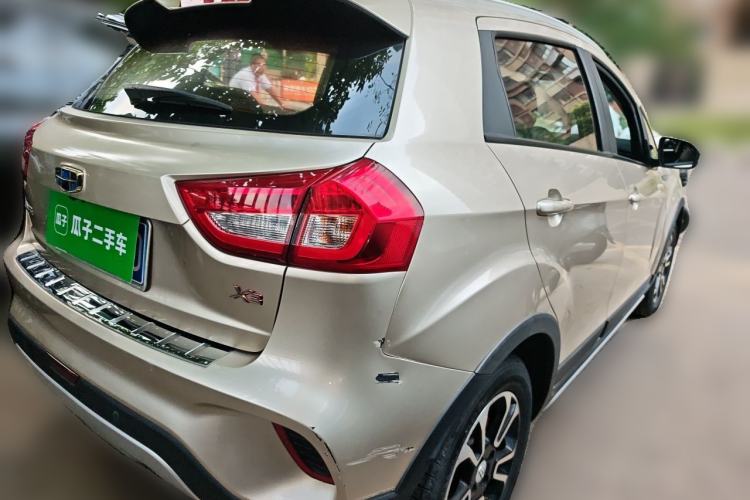 Used Geely Auto Vision X3 2017 1.5L Manual Luxury Model Rear Right 45 Deg