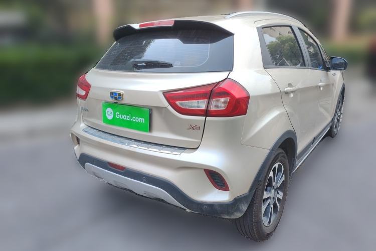 Used Geely Auto Vision X3 2017 1.5L Automatic Luxury Model Rear Right 45 Deg