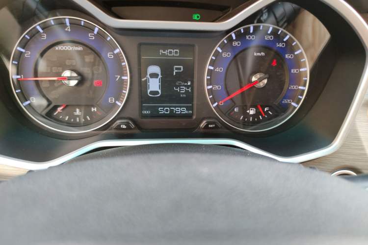 Used Geely Auto Vision X3 2017 1.5L Automatic Elite Model Odometer Close Up