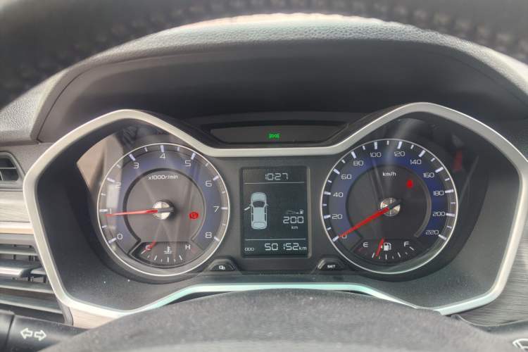 Used Geely Auto Vision X3 2017 1.5L Manual Luxury Model Odometer Close Up