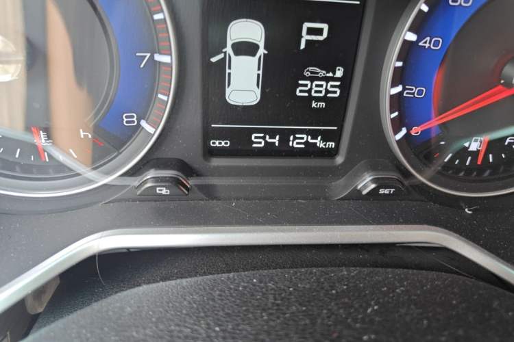 Used Geely Auto Vision X3 2017 1.5L Automatic Luxury Model Odometer Close Up