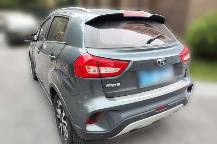 Used Geely Auto Vision X3 2017 1.5L Manual Luxury Model Rear Left 45 Deg