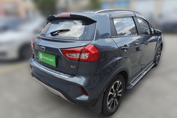 Used Geely Auto Vision X3 2017 1.5L Automatic Luxury Model Rear Right 45 Deg
