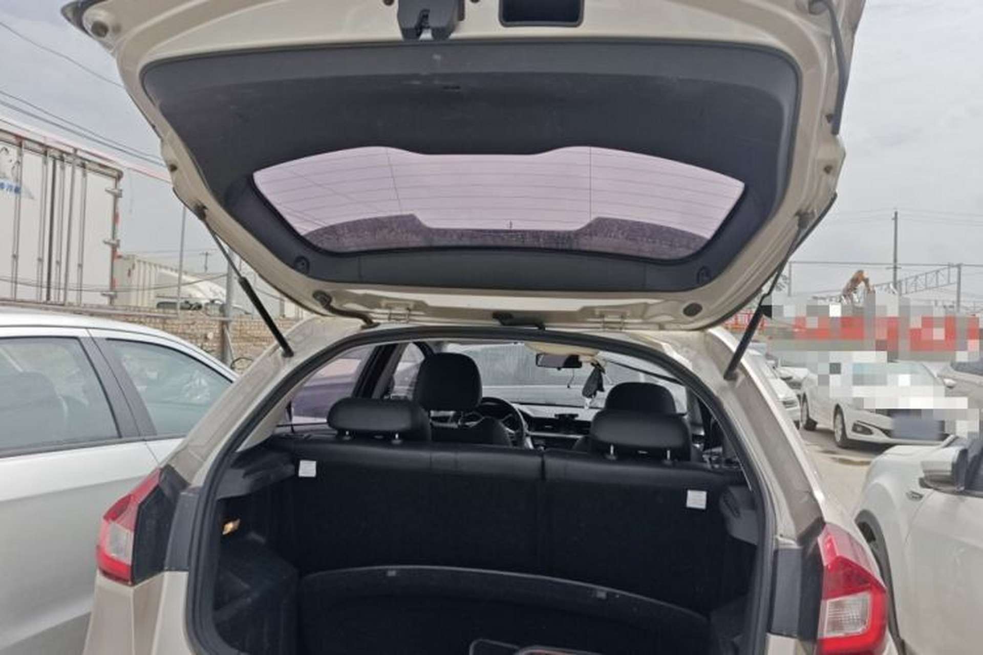 Used Geely Auto Vision X3 2017 1.5L Automatic Elite Model Trunk