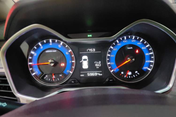 Used Geely Auto Vision X3 2017 1.5L Manual Luxury Model Instrument Cluster