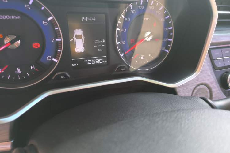 Used Geely Auto Vision X3 2017 1.5L Manual Luxury Model Odometer Close Up