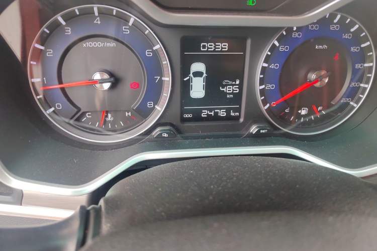 Used Geely Auto Vision X3 2017 1.5L Manual Luxury Model Odometer Close Up