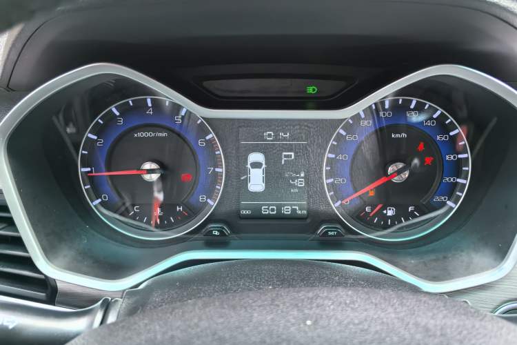 Used Geely Auto Vision X3 2017 1.5L Automatic Luxury Model Odometer Close Up