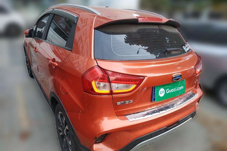 Used Geely Auto Vision X3 2017 1.5L Manual Elite Model Rear Left 45 Deg