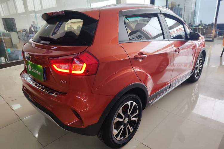 Used Geely Auto Vision X3 2017 1.5L Manual Luxury Model Rear Right 45 Deg
