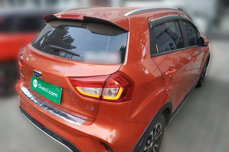 Used Geely Auto Vision X3 2017 1.5L Manual Elite Model Rear Right 45 Deg