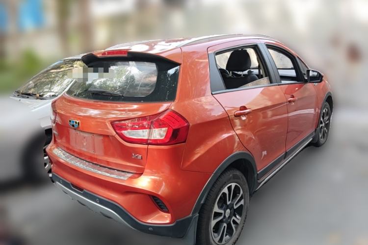 Used Geely Auto Vision X3 2017 1.5L Manual Elite Model Rear Right 45 Deg