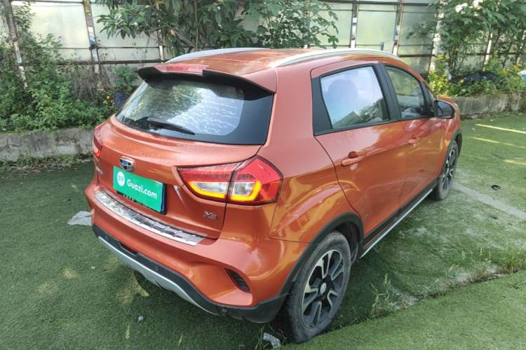 Used Geely Auto Vision X3 2017 1.5L Manual Elite Model Rear Right 45 Deg