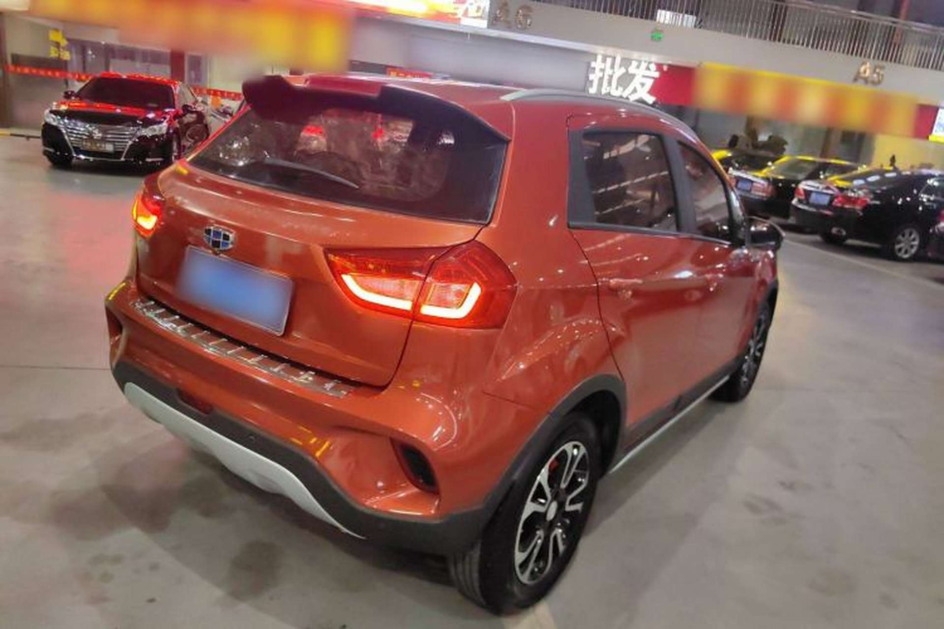 Used Geely Auto Vision X3 2017 1.5L Manual Luxury Model Rear Right 45 Deg