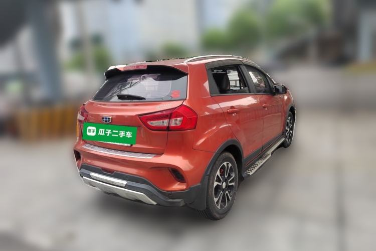 Used Geely Auto Vision X3 2017 1.5L Manual Luxury Model Rear Right 45 Deg