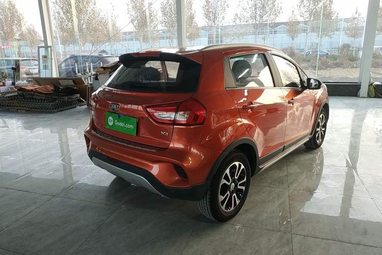 Used Geely Auto Vision X3 2017 1.5L Manual Elite Model Rear Right 45 Deg