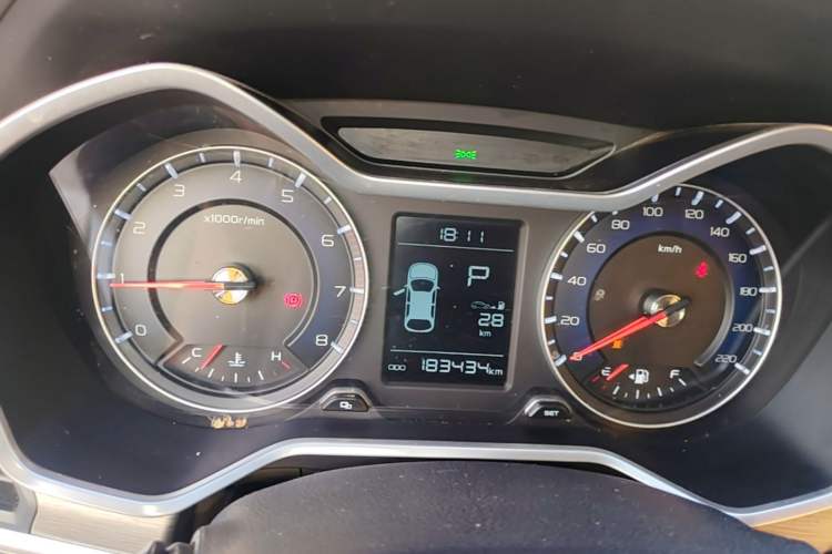 Used Geely Auto Vision X3 2017 1.5L Automatic Elite Model Instrument Cluster