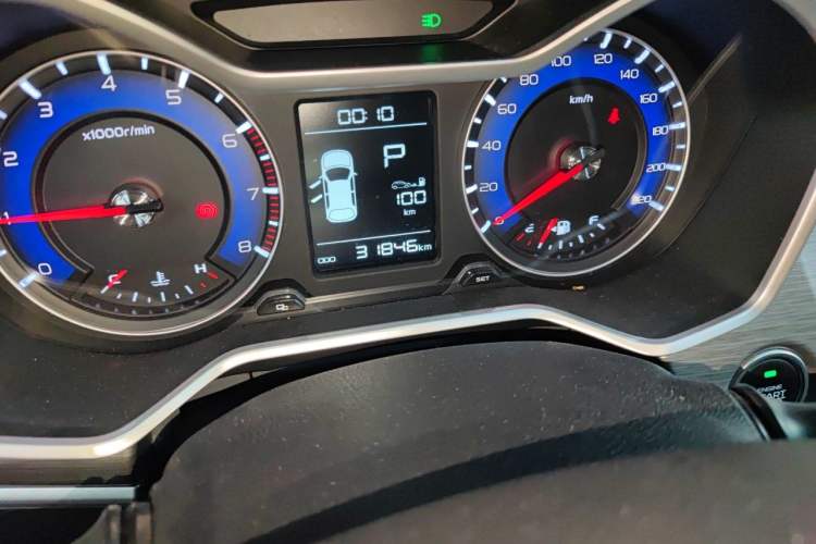 Used Geely Auto Vision X3 2017 1.5L Automatic Luxury Model Odometer Close Up