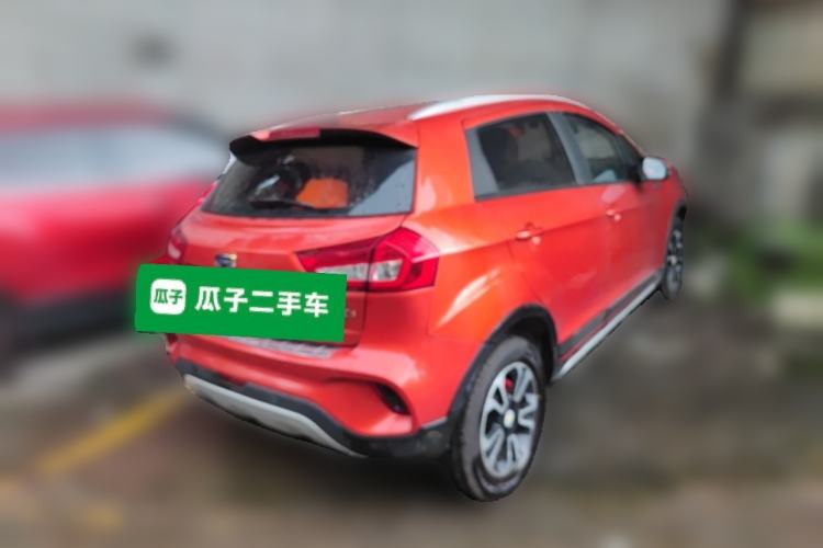 Used Geely Auto Vision X3 2017 1.5L Automatic Luxury Model Rear Right 45 Deg