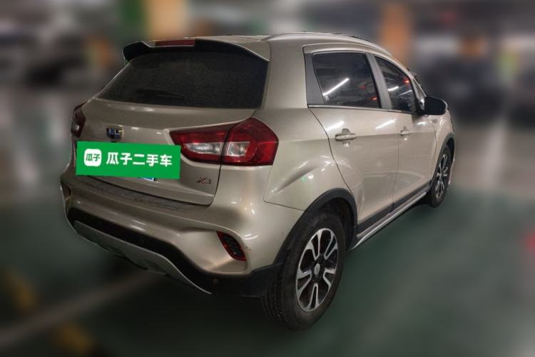 Used Geely Auto Vision X3 2017 1.5L Automatic Luxury Model Rear Right 45 Deg