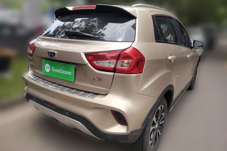 Used Geely Auto Vision X3 2017 1.5L Automatic Luxury Model Rear Right 45 Deg