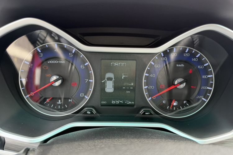 Used Geely Auto Vision X3 2017 1.5L Automatic Luxury Model Odometer Close Up