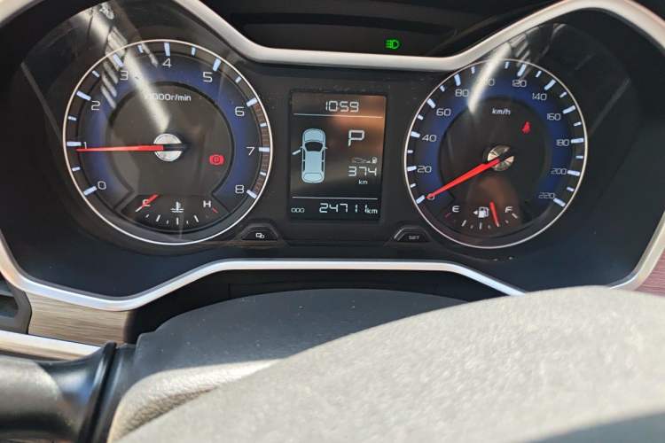Used Geely Auto Vision X3 2017 1.5L Automatic Elite Model Odometer Close Up