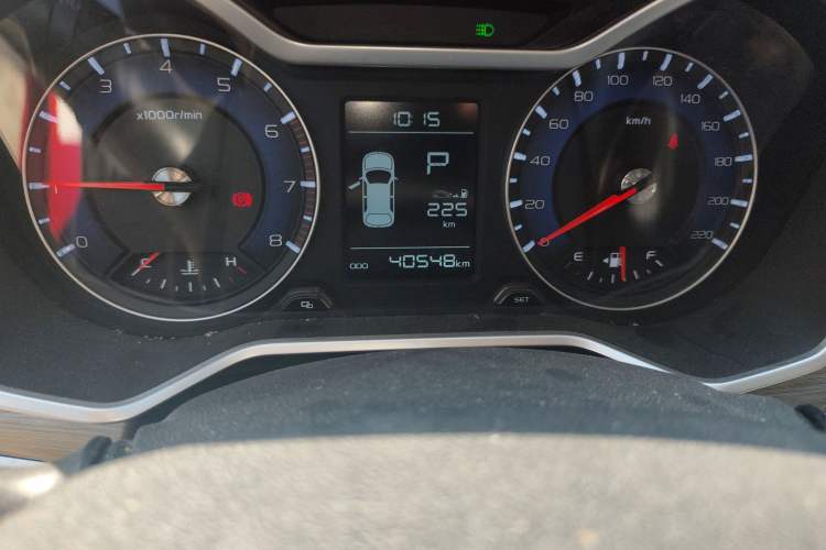 Used Geely Auto Vision X3 2017 1.5L Automatic Luxury Model Odometer Close Up