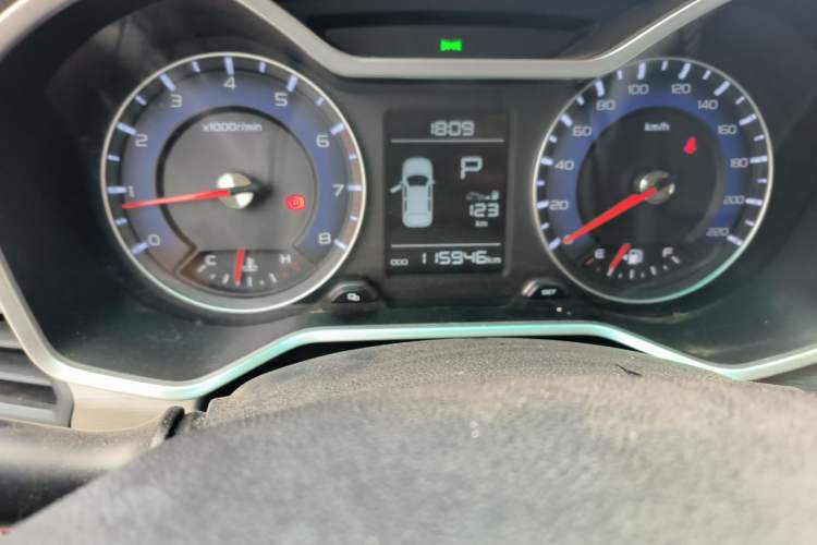 Used Geely Auto Vision X3 2017 1.5L Automatic Luxury Model Odometer Close Up