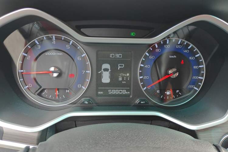 Used Geely Auto Vision X3 2017 1.5L Automatic Luxury Model Odometer Close Up