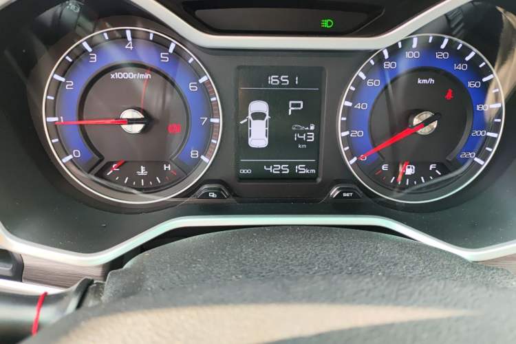 Used Geely Auto Vision X3 2017 1.5L Automatic Luxury Model Odometer Close Up