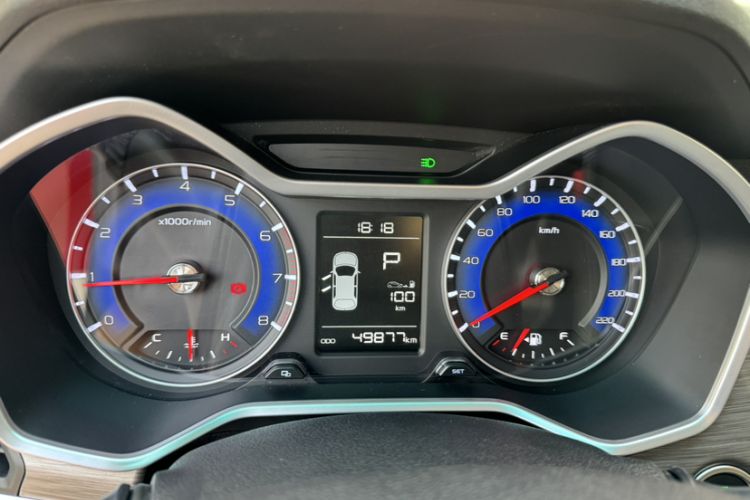 Used Geely Auto Vision X3 2017 1.5L Automatic Elite Model Odometer Close Up