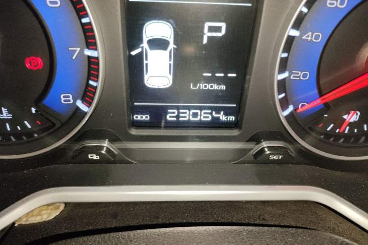 Used Geely Auto Vision X3 2017 1.5L Automatic Luxury Model Odometer Close Up