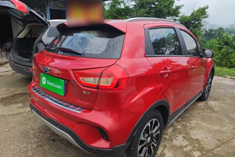 Used Geely Auto Vision X3 2017 1.5L Manual Luxury Model Rear Right 45 Deg