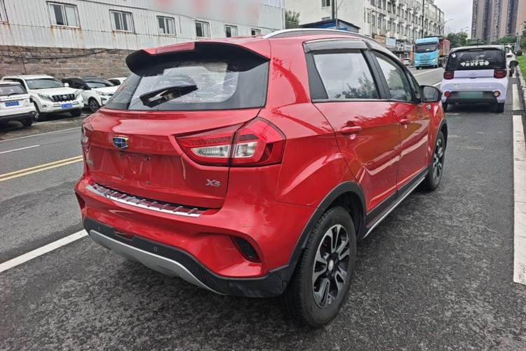 Used Geely Auto Vision X3 2017 1.5L Automatic Luxury Model Rear Right 45 Deg