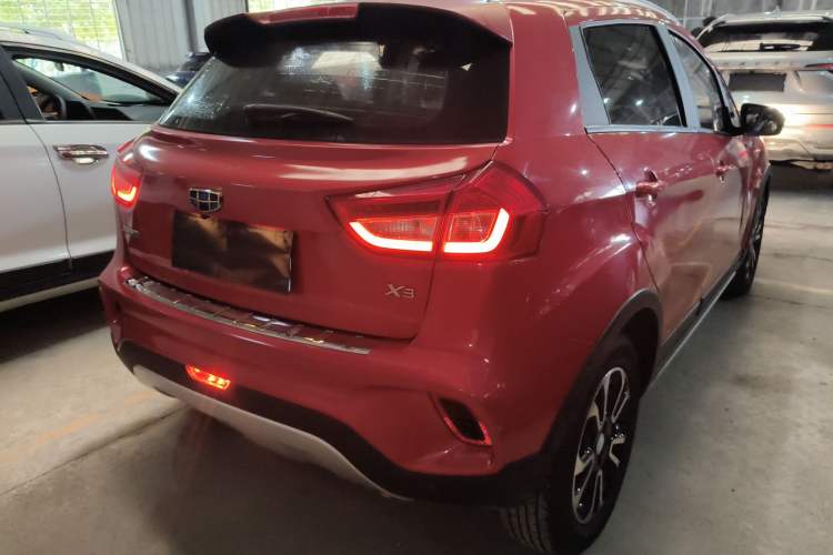 Used Geely Auto Vision X3 2017 1.5L Automatic Elite Model Rear Right 45 Deg