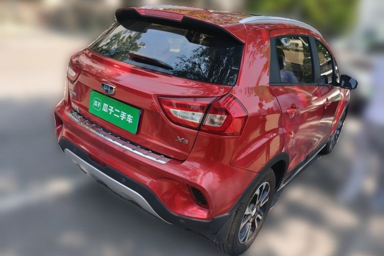Used Geely Auto Vision X3 2017 1.5L Manual Luxury Model Rear Right 45 Deg