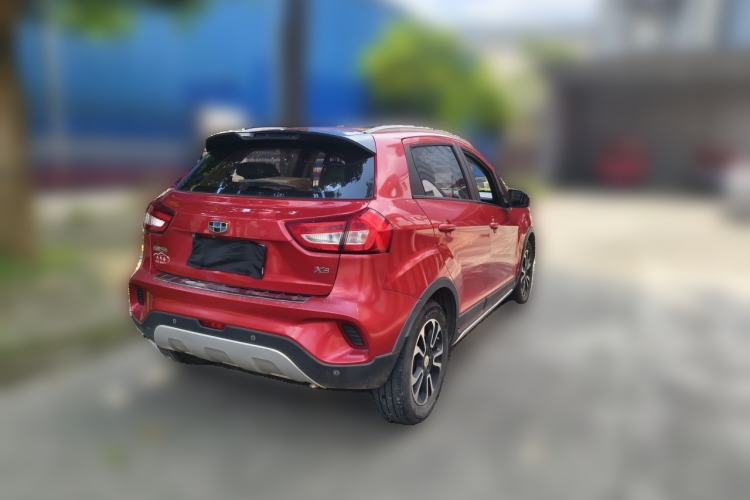 Used Geely Auto Vision X3 2017 1.5L Automatic Elite Model Rear Right 45 Deg